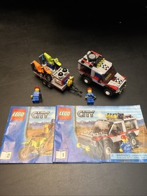 Lego City Dirt Bike Transporter 4433 100% Complete W/Instructions