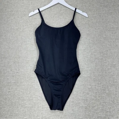 Andie Amalfi Swimsuit Womens Small Tall Black One Piece Adjustable Strap Scoop - Image 1 of 4