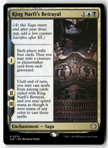 King Narfi's Betrayal R 272 sin papel casi nuevo MTG Commander: Lost Caverns of Ixalan - Imagen 1 de 1