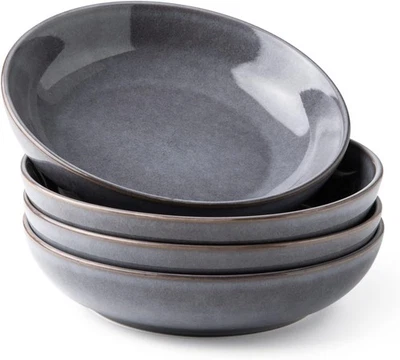 8.5'' Large Pasta Bowls, 36oz Stoneware Pasta Serving Bowls Set of 4 for - Image 1 of 4