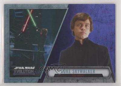 2016 Topps Star Wars Evolution Purple Lightsaber Luke Skywalker Jedi Knight z7j - Image 1 of 3