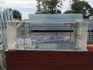Fassadengerüst Stahl 83 m2 HOLZBODEN 2,5 m scaff 74 Versand frei Haus! - Bild 1 von 14