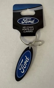 Plasticolor 4138 Ford Oval Vinyl Rubber Key Chain - Bild 1 von 1