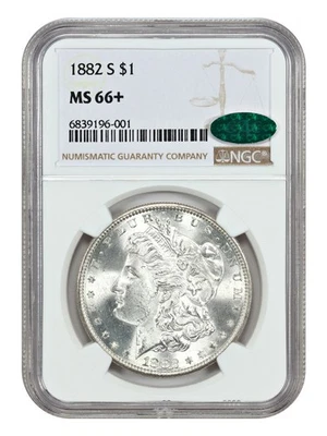 1882-S $1 NGC/CAC MS66+ - Morgan Dollar - Image 1 of 4