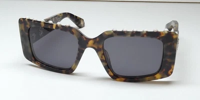 ROBERTO CAVALLI SRC039 0778 SHINY LIGHT YELLOW HAVANA ITALY FULL-RIM SUNGLASSES - Image 1 of 4