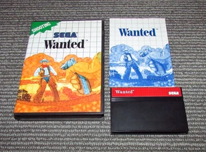 Wanted for Sega Master System Complete Fast Shipping - Picture 1 of 3