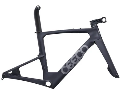 2023 Ceepo Viper Carbon Aero Tri Frameset Brand New Small Disc Midnight Stealth - Image 1 of 4