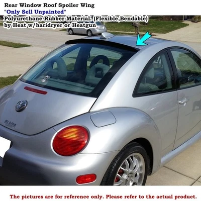 284R Rear Window Roof Spoiler Wing Fits 2011~2018 Volkswagen Beetle A5 Coupe - Image 1 of 4