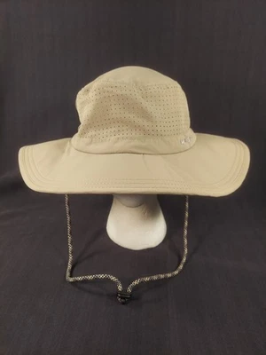 Mission Hydroactive Bucket Hat Beige Wide Brim Drawstring - Image 1 of 4