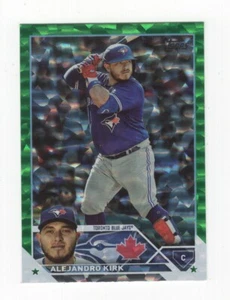 2023 Topps Series 2 Baseball Green Foilboard 196/499 Alejandro Kirk Jays #413 - Bild 1 von 2