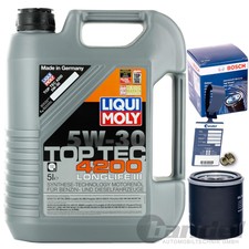 Bosch oil filter 0986452028+liqui 5w30 for TOYOTA AVENSIS T22 25 COROLLA E9-E12