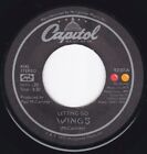 Paul McCartney Wings LETTING GO US Capitol Venus And Mars Label 45