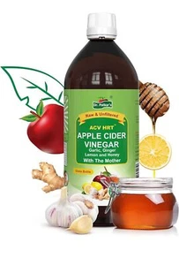 Dr. Patkar's - Apple Cider Vinegar with Ginger, Garlic, Lemon, & Honey 500ml - Picture 1 of 7