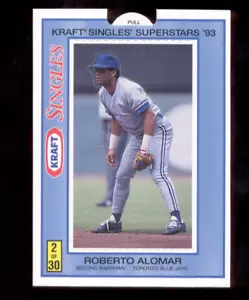 1993 Kraft ROBERTO ALOMAR Toronto Blue Jays rare Pop-up Card - Picture 1 of 1