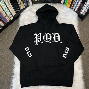 P.O.D. PAYABLE ON DEATH MENS BLACK HOODIE 619 SIZE 2XL MDNY - Picture 1 of 4