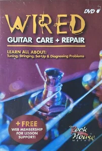 DVD: con cable | cuidado de la guitarra + reparación - prueba de afinación, cuerda, configuración y diagnóstico - Imagen 1 de 2