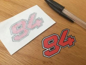 Jonas Folger Race Number 94 - 2017 (Very Small Pair) - Picture 1 of 1
