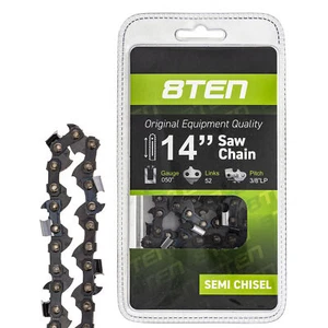 Chainsaw Chain 3/8"0.050 Semi Chisel 52 DL for 14" Poulan PL3314 PPB1634 PPB1838 - Picture 1 of 2