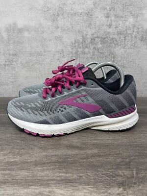 Brooks Ravenna 10 Womens Size 7 Running Shoe Trainer Grey Purple White Athletic - Image 1 of 4