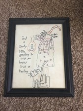 New listing
Primitive Halloween Witch Stitchery