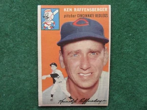 1954 Topps Set Break # 46 Ken Raffensberger Off Center Sharp Corners - Picture 1 of 2