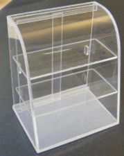 1:12 Scale Acetate Counter Display Unit With A Curved Top Tumdee Dolls House L