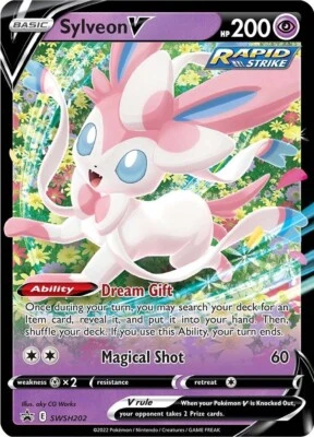 Sylveon V SWSH202 SWSH: Sword & Shield Promo Cards Holo - Image 1 of 2