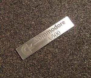 Commodore Amiga 500 Label / Logo / Sticker / Badge 68 x 14 mm [246 - Bild 1 von 4