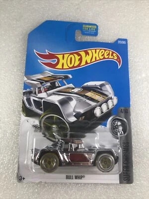 2017 Hot Wheels #273 Super Chromes 4/10 BULL WHIP Chrome w/Olive Wheels 5 Spoke - Image 1 of 4