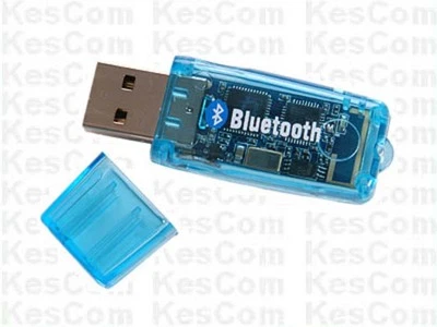 KESCOM Adaptador Dongle USB Bluetooth 100m Plug and Play para Win 7, Win 8 y Windows 10