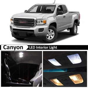 15x White LED Light Interior Package Kit for 2015-2016 GMC Canyon - Picture 1 of 9