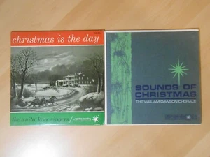 Sounds of Christmas is the Day (2) Vintage 45 Vinyl PROMO Records Play Tested EX - Picture 1 of 10