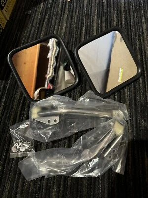 ESPEJOS ESPEJOS de acero inoxidable 7417 55-95 para Jeep Wrangler Espejo para estilo CJ YJ CJ Foto 1 de 4