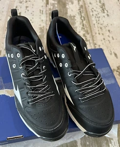 NUEVOS Botines de Softbol Mizuno 9 Spike Swift 6 Metal Negros Blancos Talla 6.5 Para Mujer - Imagen 1 de 5