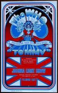 The Who Tommy Fillmore East Original Autorizado 2da Impresión por David Byrd - Imagen 1 de 1