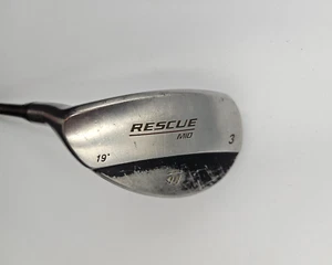 LEFT HANDED Taylormade Rescue Mid 19° 3 Hybrid, Regular Flex Graphite Shaft - Picture 1 of 9