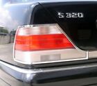 Chrome Taillights Trim Bezel Surround Rim For Mercedes Benz S-Class W140 94-98