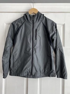 AZ17 Columbia Windbreaker Hooded Mesh Lined Jacket Boys Medium 10/12 - Picture 1 of 3