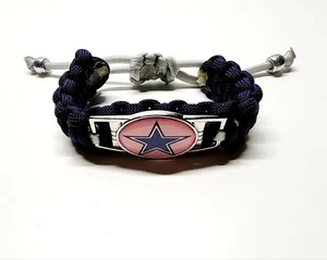 Dallas Cowboys Adjustable Charm Bracelet Fan Apparel & Souvenirs Football-NFL - Picture 1 of 3