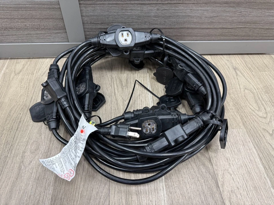 Extension Cord with Multiple Outlets – 50 Ft Heavy Duty 9 Outlet - Image 1 of 3