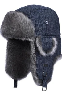 Kurhatic  Mens Winter Trapper Hat XL Winter  - Picture 1 of 2