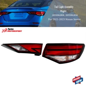 Luces traseras laterales transparentes para Nissan Sentre 2021-2023 pasajero/derecha interior+exterior - Imagen 1 de 12