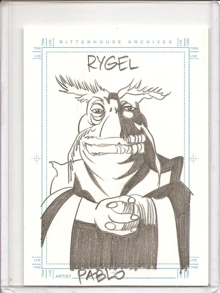 Farscape Season 3 Rygel by Pablo Sketch Card - Image 1 of 1