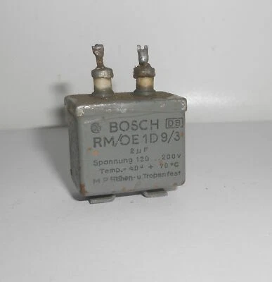 Antiguo Condendador Bosch RM/OE 1d9/3 Vintage Tube Repuestos  Foto 1 de 3
