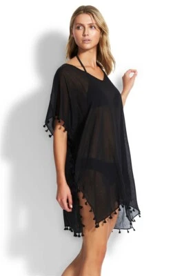 Seafolly Amnesia Beach Kaftan One Size Various Colours - Image 1 of 4