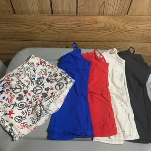 Girls Size 7 Justice Short And Cami Set - Picture 1 of 13