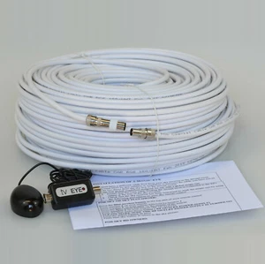 5M White Cable For Sky HD TV Link Magic Eye Kit, Everything You Need - Picture 1 of 5