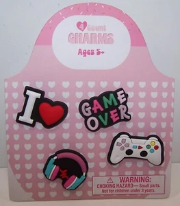 Target Bullseye Playground Fits Croc Shoe Charms Set Of 4 Gaming Theme - Picture 1 of 3