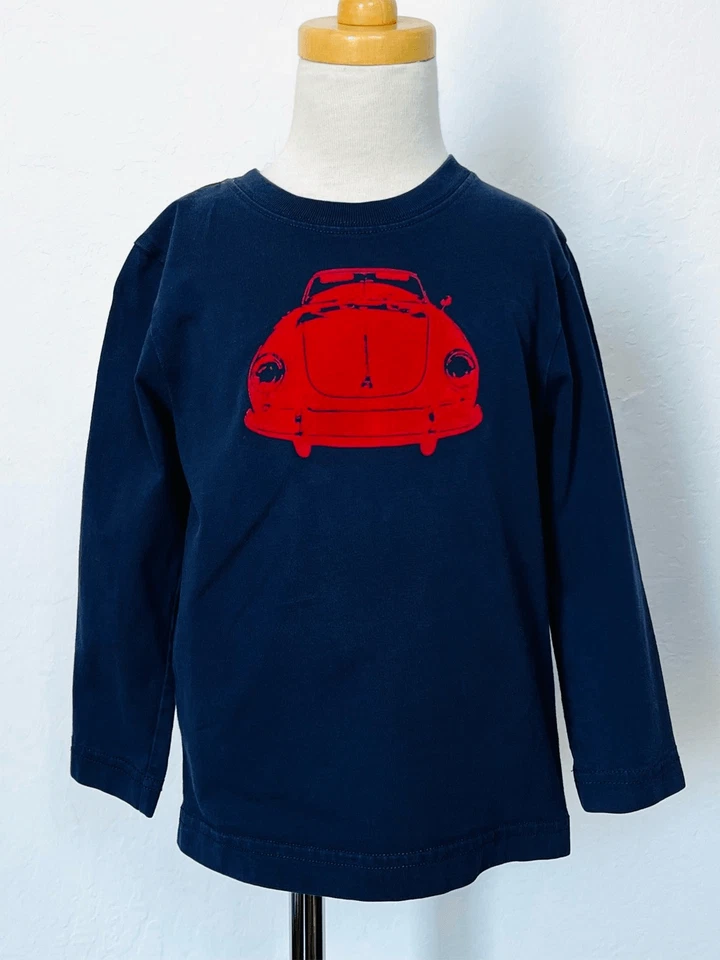Camiseta Hanna Andersson Niños 4 (100) Gamuza Gráfica Coche Manga Larga COMPRA 2 OBTÉN 1 GRATIS Foto 1 de 4