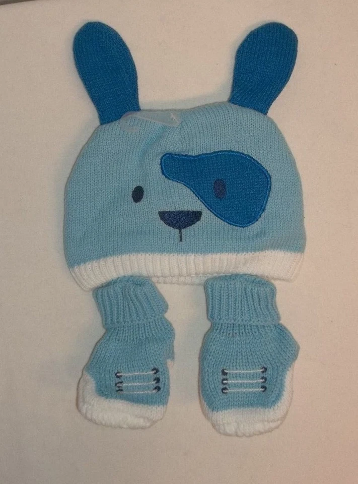 Sombrero y botines de invierno azul tranquilo The Childrens Place bebés niños bebés ¡NUEVOS CON ETIQUETAS! Foto 1 de 1